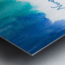 I NEVER KNEW Metal print