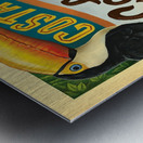 Costa Rica Coffee poster Metal print