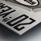 1953 Humble Oil Southwest Conference Football Poster Metal print