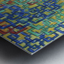 Squares Metal print