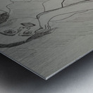 Sweet melancholia  Metal print