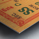 1934 Northwestern vs. Stanford | Row 1 Metal print