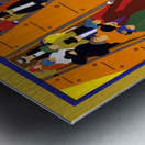 Brightest London travel poster Metal print