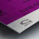 1979 Delaware Blue Hens vs. William and Mary | Row 1 Metal print