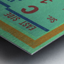 1959 LSU Tigers vs. Tennessee Vols | Row 1 Metal print