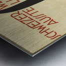 Schweizer Werkbund Ausstellung Original Poster Metal print