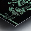 1934 Dartmouth vs. Princeton Ticket Art | Row 1 Metal print