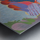 the fourth voyage of Christopher Columbus 1502  Metal print