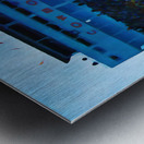 Retro Seventies Lewis Field in Stillwater Oklahoma Metal print