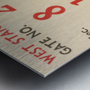 1950 Clemson Tigers vs. South Carolina Gamecocks Metal print