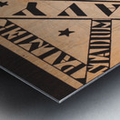 1935 Navy Midshipmen vs. Princeton Tigers Ticket Art Metal print