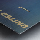 Original vintage travel advertising poster for United Airlines Pacific Northwest Metal print