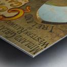 Midland and Great Western Railway poster for Tours in Connemara Metal print