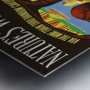 Frontierland Natures Wonderland attraction poster Metal print