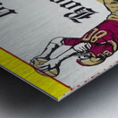 1966 VMI vs. Boston College Eagles Football Ticket Stub Art Metal print