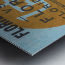 1977 Florida State vs. Florida Football Ticket Art Metal print