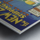 The New Zealand Shipping Company Limited vintage poster Metal print