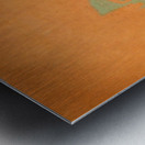 1939 Vintage Football Ticket Stub Remix Art Metal print