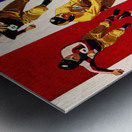 1941 Football Players Action Art Metal print