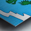 1969 Retro Football Canvas Art Black Friday Sale Metal print