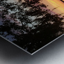 Sunset At The Lake Metal print