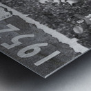 1952 Football Ticket Stub Remix Art Metal print