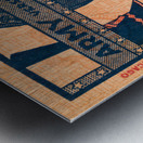 1934 Army vs. Illinois Football Ticket Stub Metal print