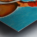 1947 Vintage Quarterback Football Wall Art  Metal print