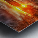 Fall Sunset Metal print
