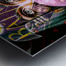 LA BATMAN Metal print