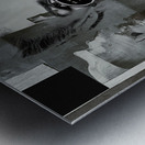 JAIME VOIR LA VIE EN NOIR ET BLANC  Metal print