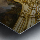 Shadows and Lights to Forever  - Inside the Royal Palace at Schoenbrunn in Vienna Austria Metal print