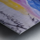 RAINBOW COLORS Metal print