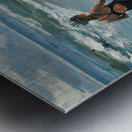 First Swim Metal print