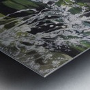 RIVER THROUGH THE MEADOWS Metal print