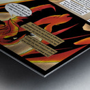 Her Human Heart Makes the Choice 1 of 2 Original Art from A Daughter of Kings the Ruin Mist Graphic Novel Limited Edition Celebrating The Tragic Love Story from the Books by Robert Stanek Metal print