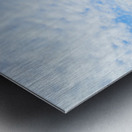 New Snow and Cloud Reflections Metal print