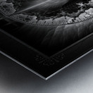 Riddian Queen Oracle GS Fractal Art Mystical Portrait by Xzendor7 Metal print