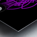 50s  pinstripe & pin-ups Metal print