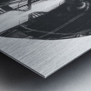 Double Exposure of Stairs and a Young Woman Metal print