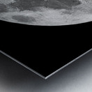 Oh Look At The Moon, She s Shining Up There Metal print