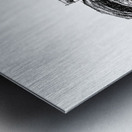 Bike Sketch By Abhi3 24x16 Metal print