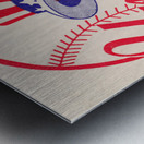 1950s New York Yankees Vintage Decal Art Metal print