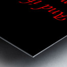 John 14:3 Panoramic Black Metal print