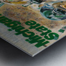 1986 Michigan State Spartan Marching Band Art Metal print