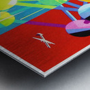 To Belgium by Sabena Belgian World Airlines Metal print