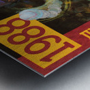 1988 Milwaukee Brewers WVTV Ad Retro Poster Metal print