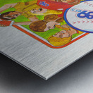 1979 Oklahoma City 89ers Retro Baseball Poster Metal print