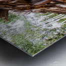 Log Cabin Metal print