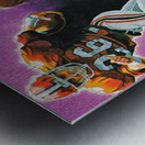 1983 Clemson Tiger Football Schedule Art Metal print